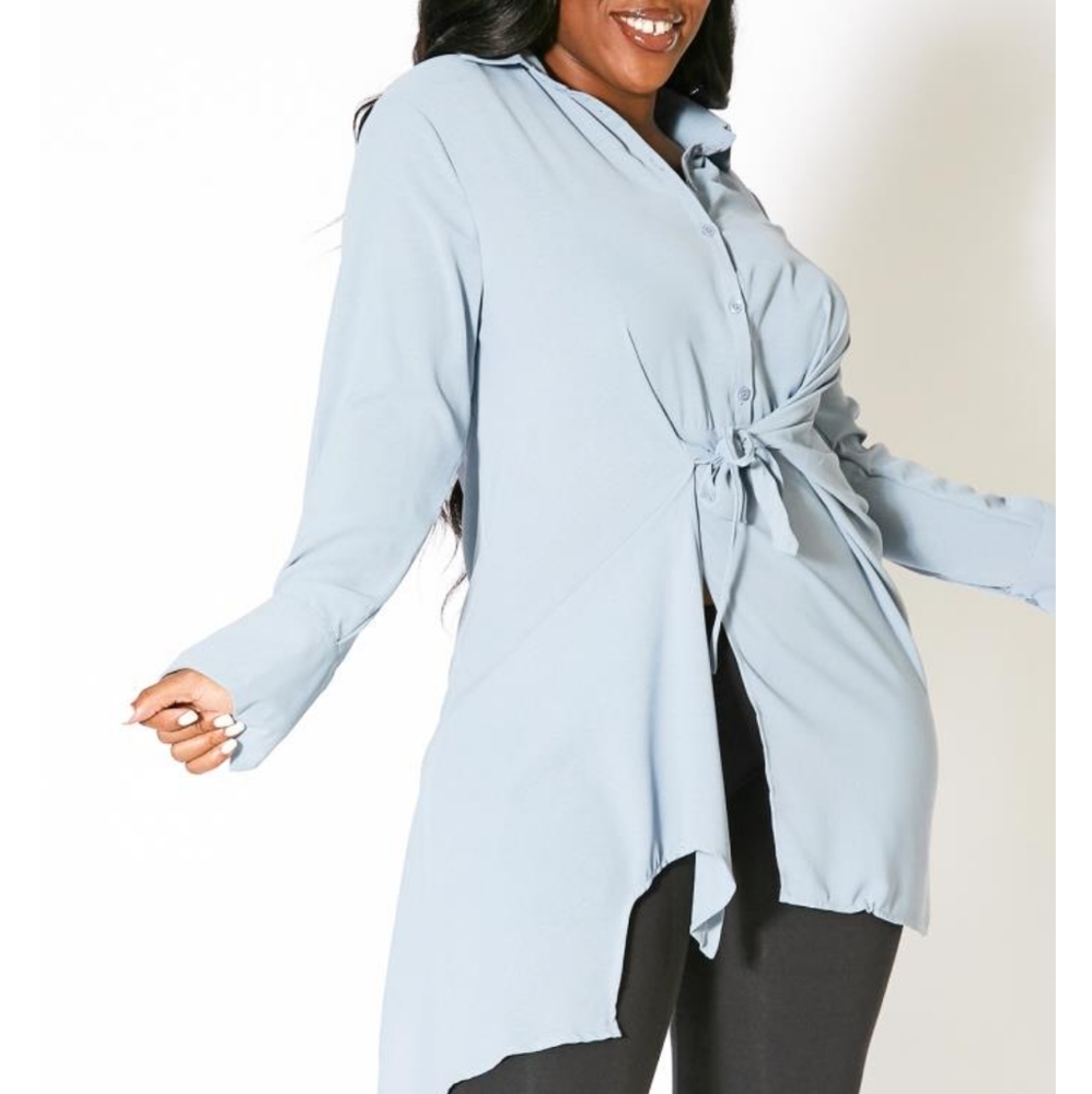 Knot Front Blouse